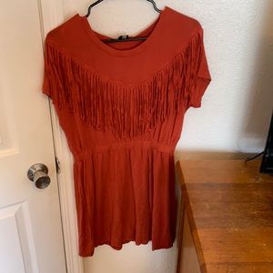 POL Burnt Orange Sundress